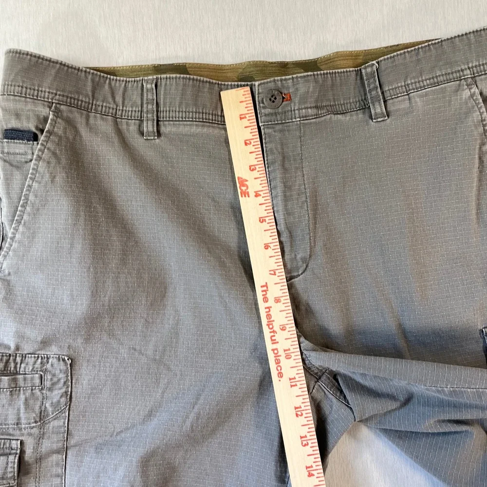 Weatherproof Ripstop Shorts Mens 40 Grey Cargo 9